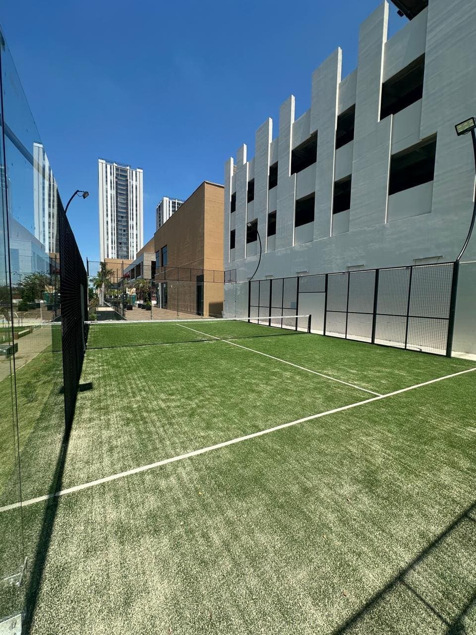 Cancha de pádel del corporativo